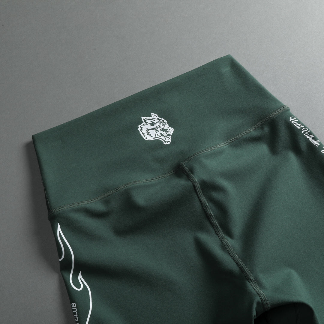 Move Fast "Energy" Training Shorts in Norse Green