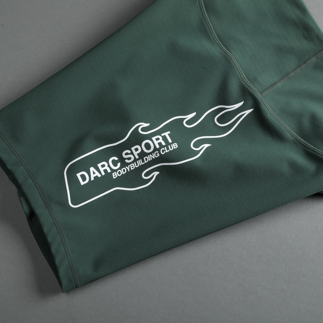 Move Fast "Energy" Training Shorts in Norse Green