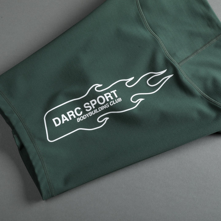 Move Fast "Energy" Training Shorts in Norse Green