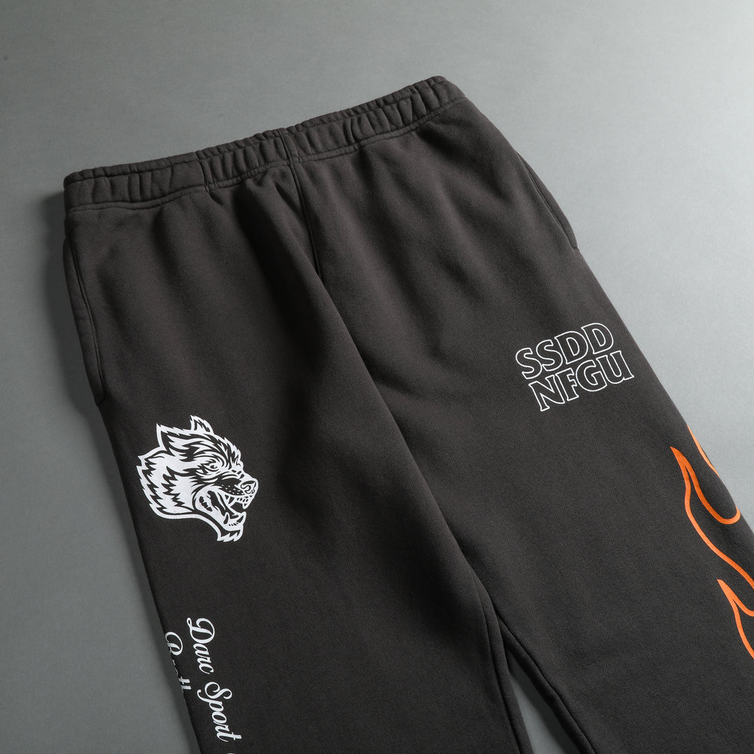 Move Fast She Post Lounge Sweats in Wolf Gray