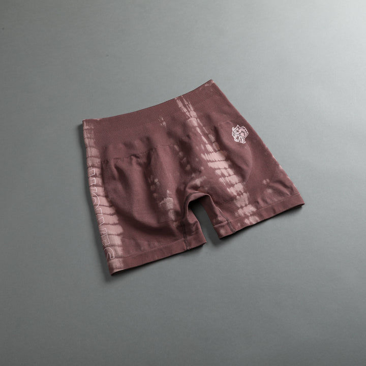 Fuel Everson Seamless "Sierra" Shorts in Tonal Mauve Serpent