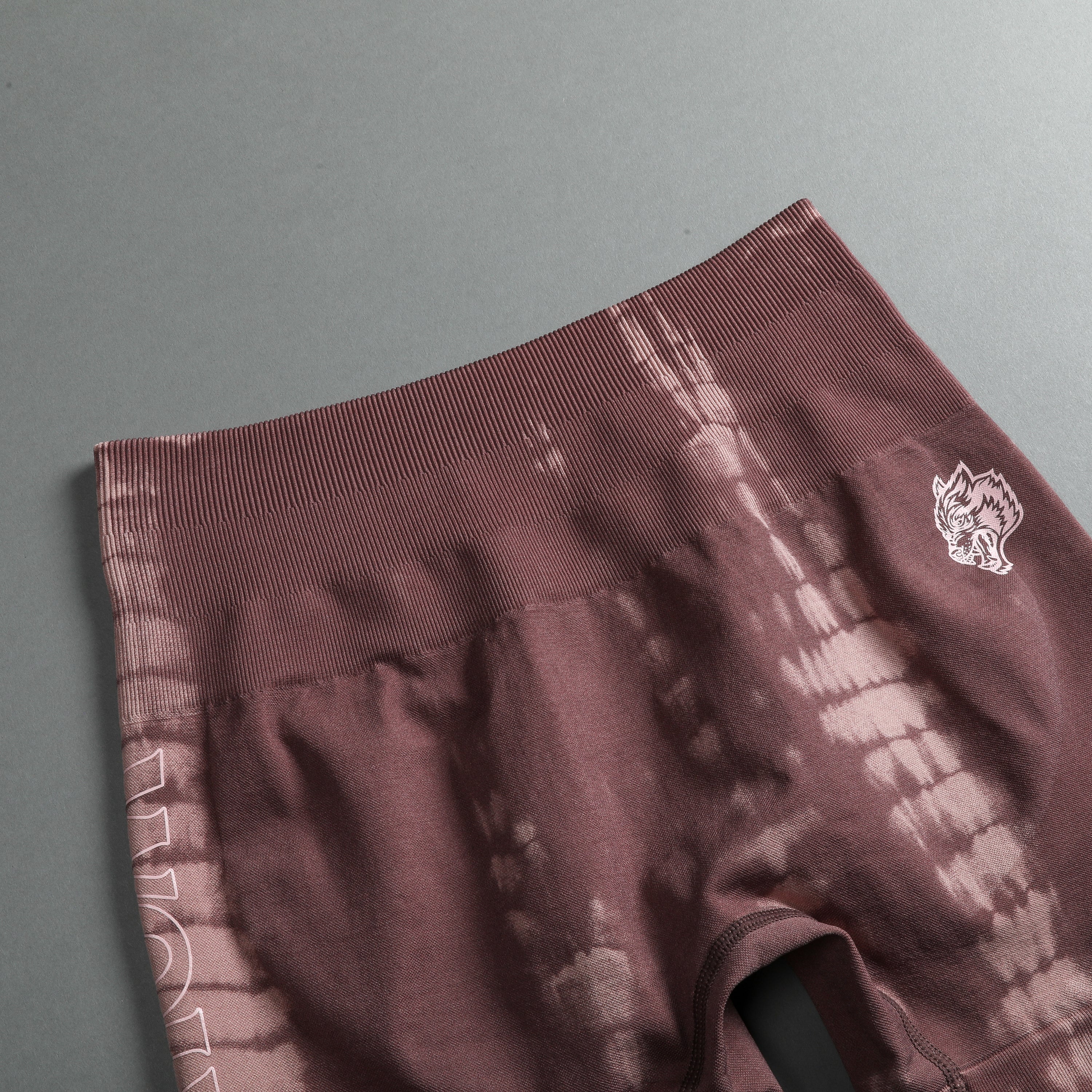 Fuel Everson Seamless "Sierra" Shorts in Tonal Mauve Serpent