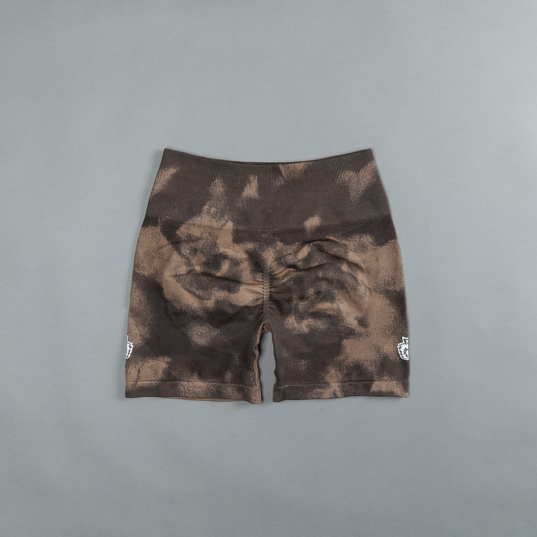 Wolves Forever Seamless Everson "Training" Shorts in Mojave Brown Jumbo Marble