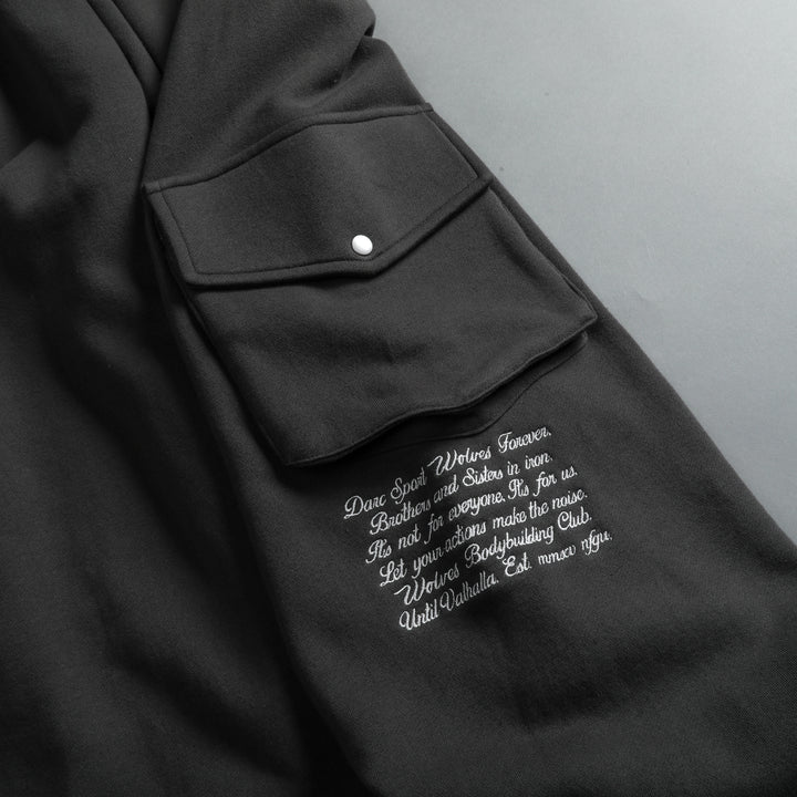 Underneath It All Durst Cargo Sweats in Wolf Gray