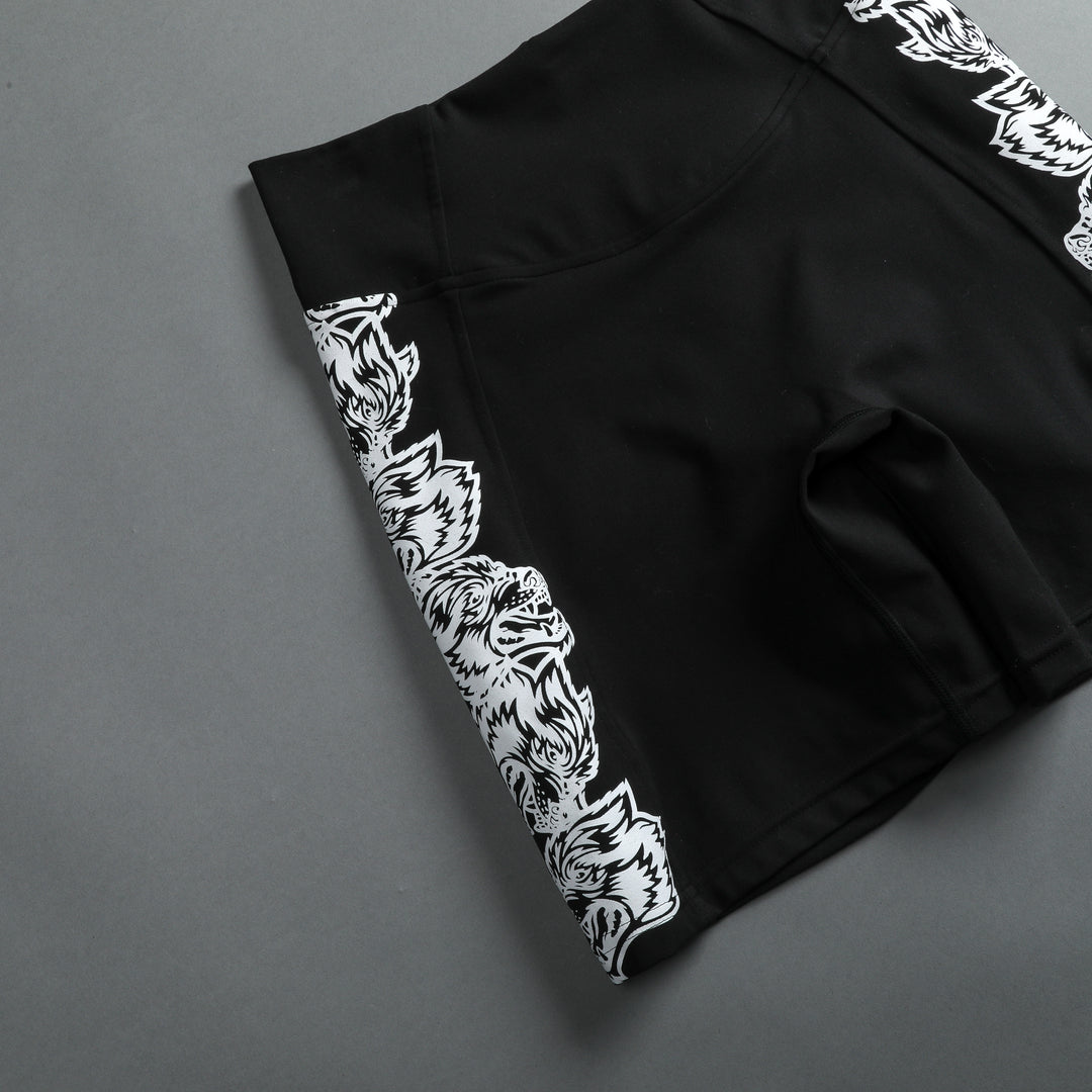 Covered "Georgia" Energy Shorts in Black