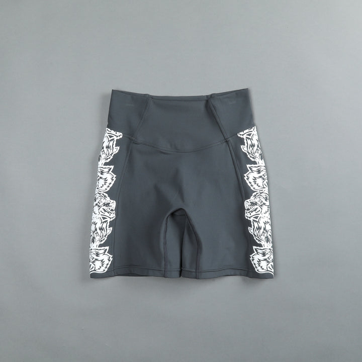 Covered "Georgia" Energy Shorts in Wolf Gray