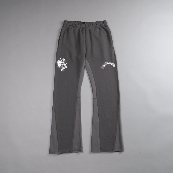 Chopper Webs She Flare Sweat Pants in Wolf Gray