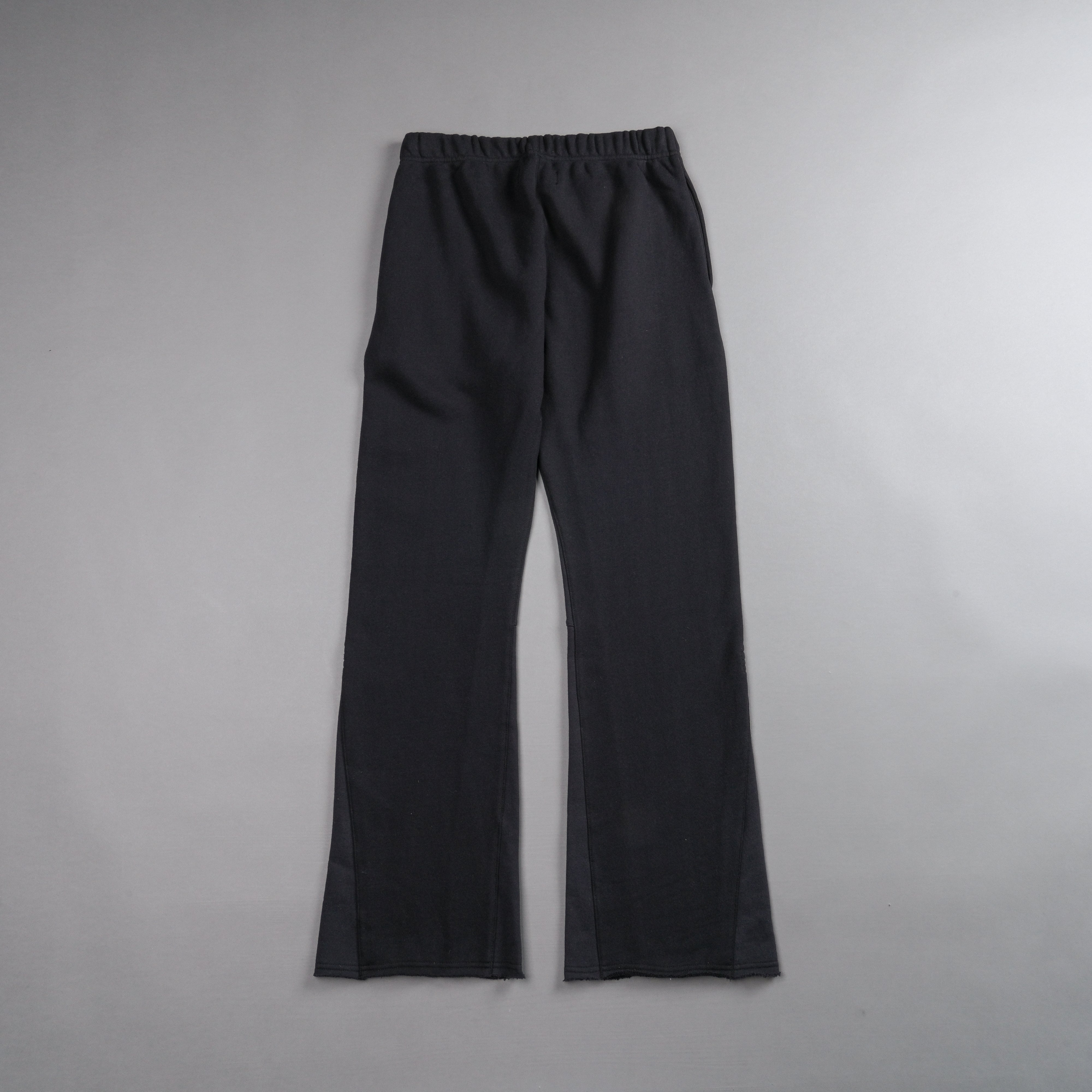 Chopper Webs She Flare Sweat Pants in Black