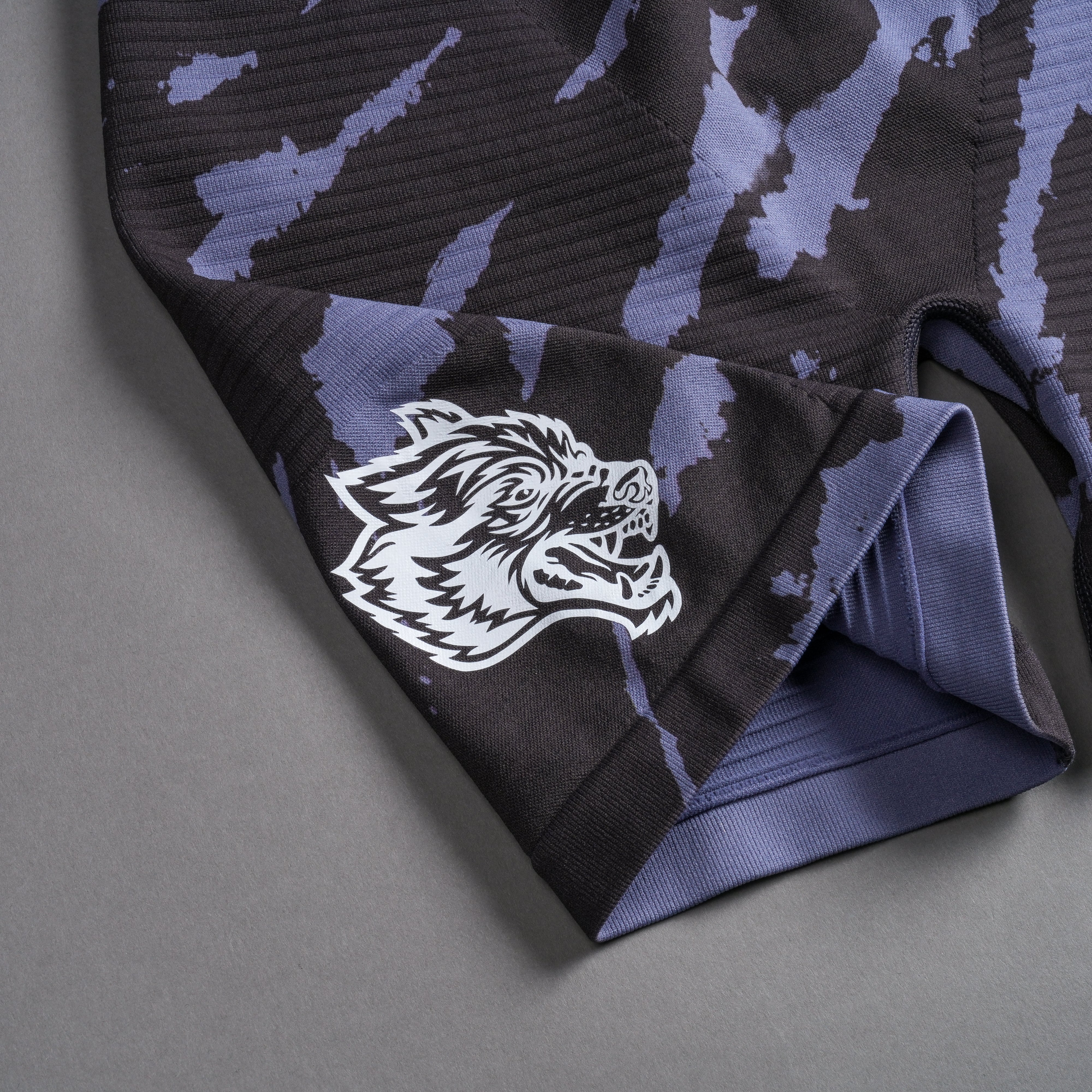 Chopper Everson Seamless "Valencourt" Shorts in Purple Stone Native Camo