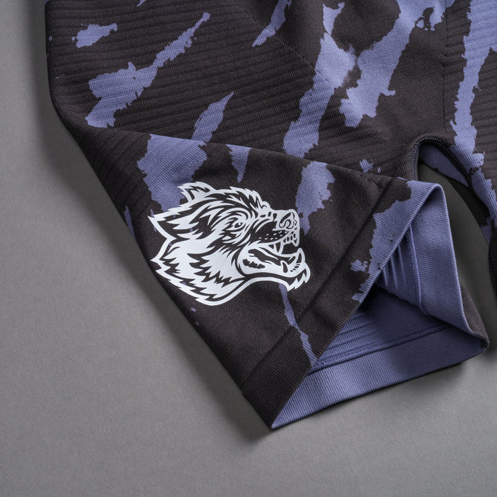 Chopper Everson Seamless "Valencourt" Shorts in Purple Stone Native Camo