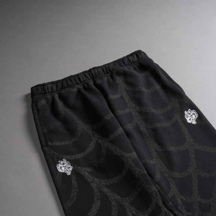 Symbiote Web She Post Longe Sweats in Black