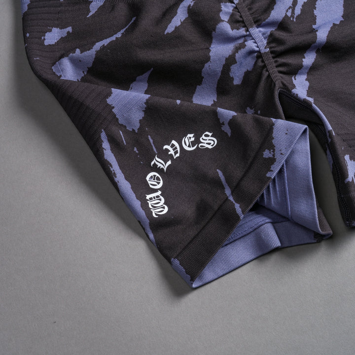 Chopper Everson Seamless "Valencourt" Shorts in Purple Stone Native Camo