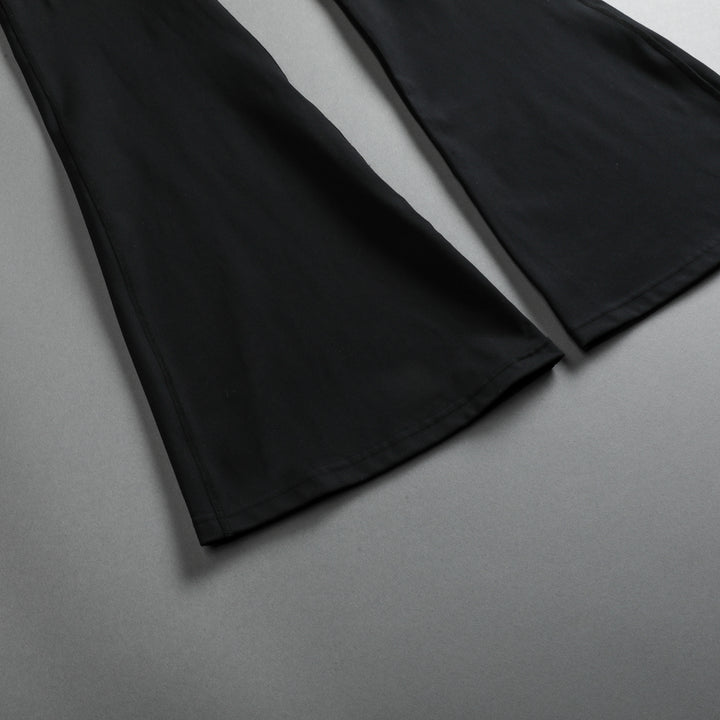 Dual "Georgia" Energy Flare Leggings in Black