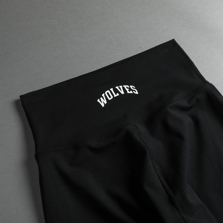 Dual "Georgia" Energy Flare Leggings in Black