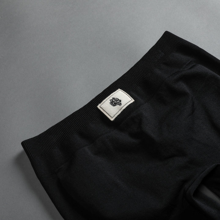 Lobos Seamless Everson "Katya" Shorts in Black