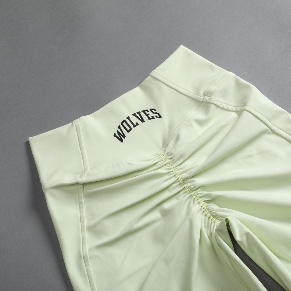 Loyalty "Georgia" Energy Shorts in Muted Neon Green