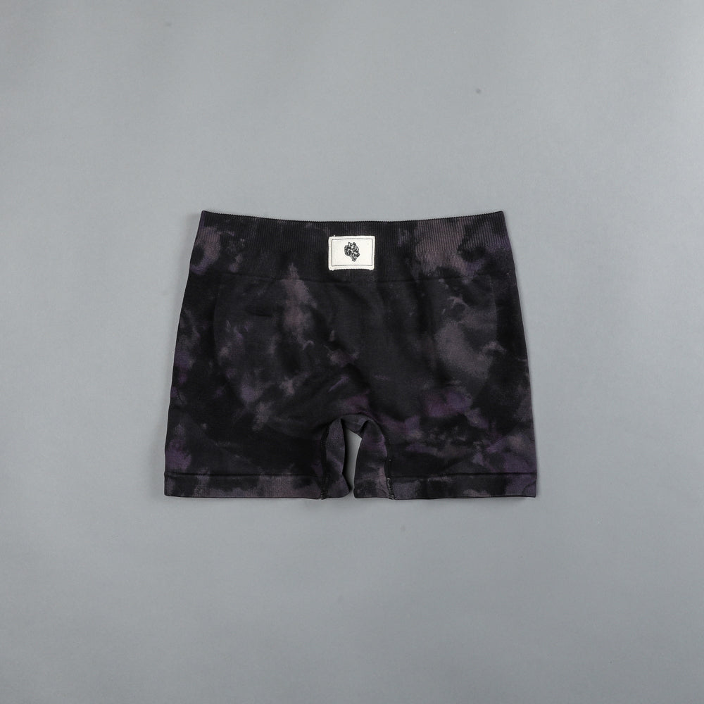 Lobos Seamless Everson "Katya" Shorts in Big Purple Night Marble