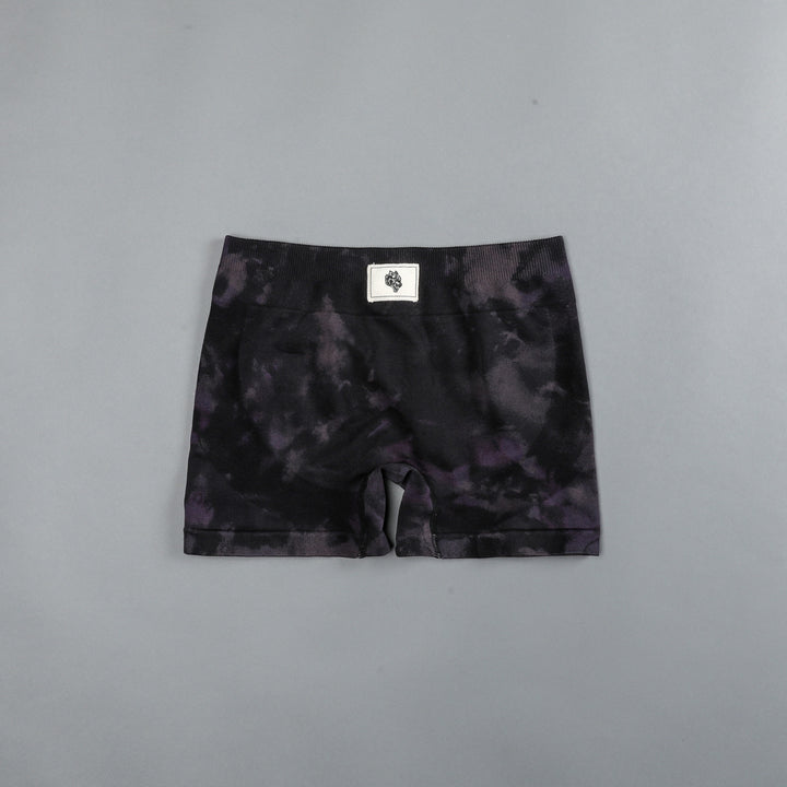 Lobos Seamless Everson "Katya" Shorts in Big Purple Night Marble