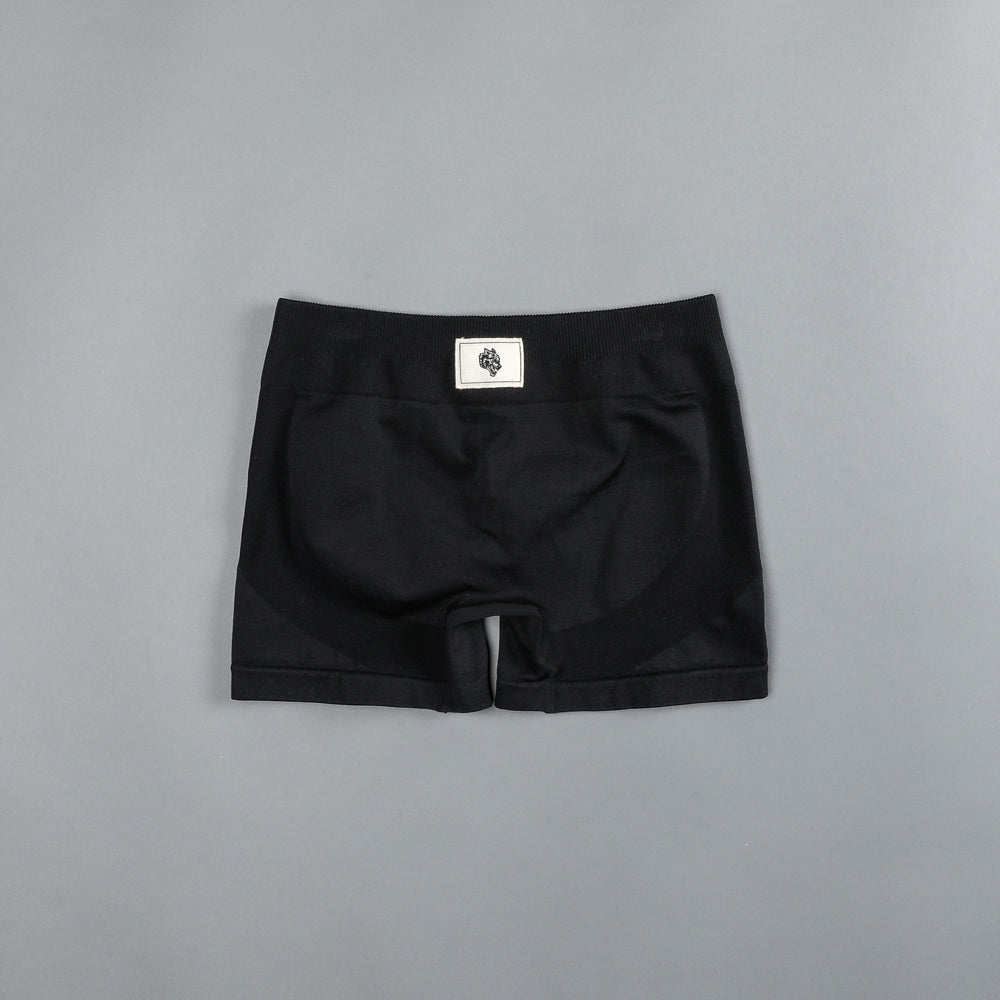 Lobos Seamless Everson "Katya" Shorts in Black