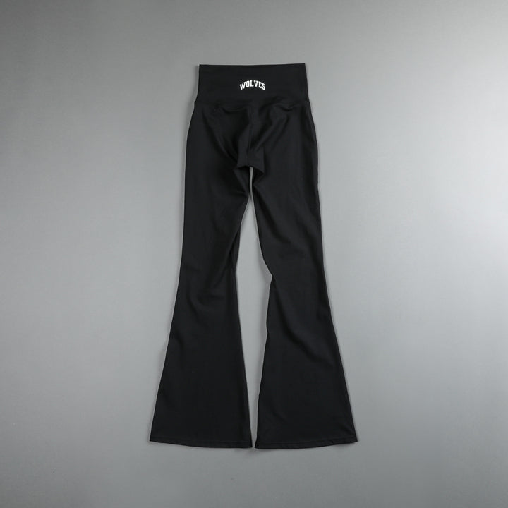 Dual "Georgia" Energy Flare Leggings in Black
