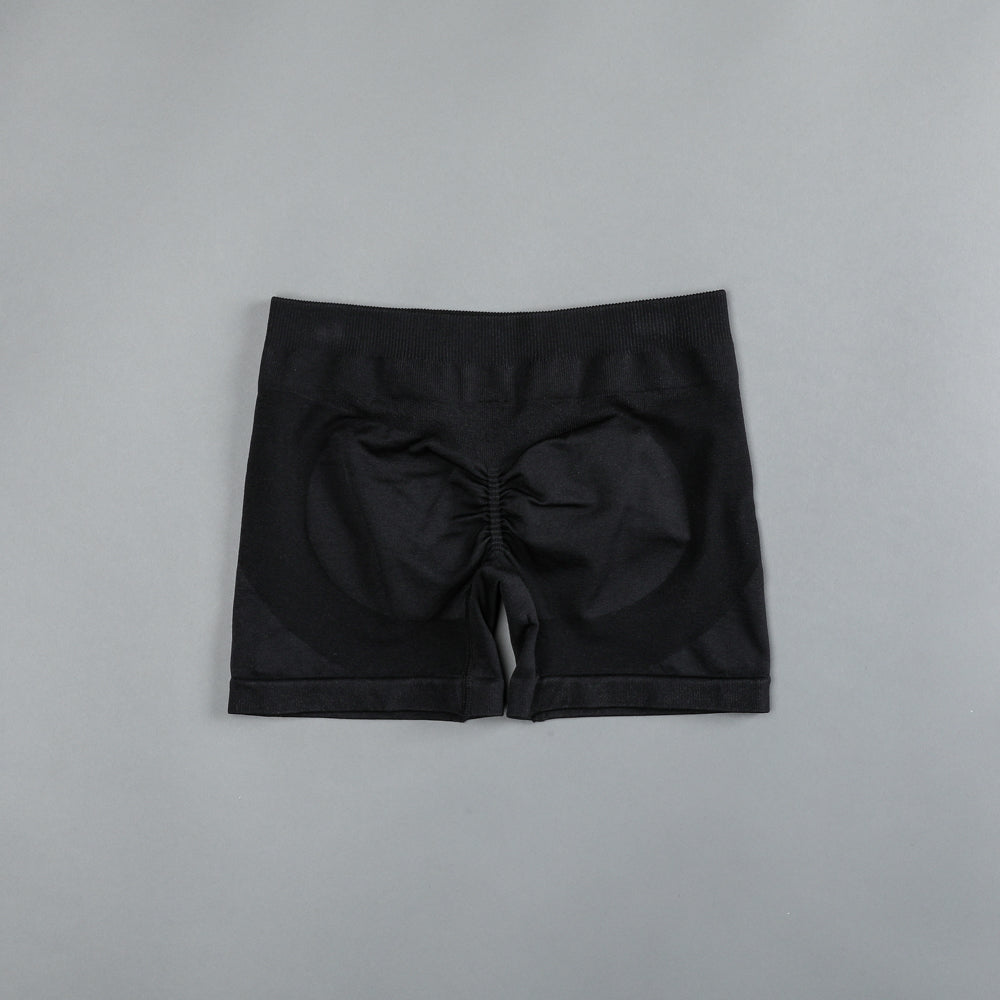 Lobos Seamless Everson "Katya" Shorts in Black