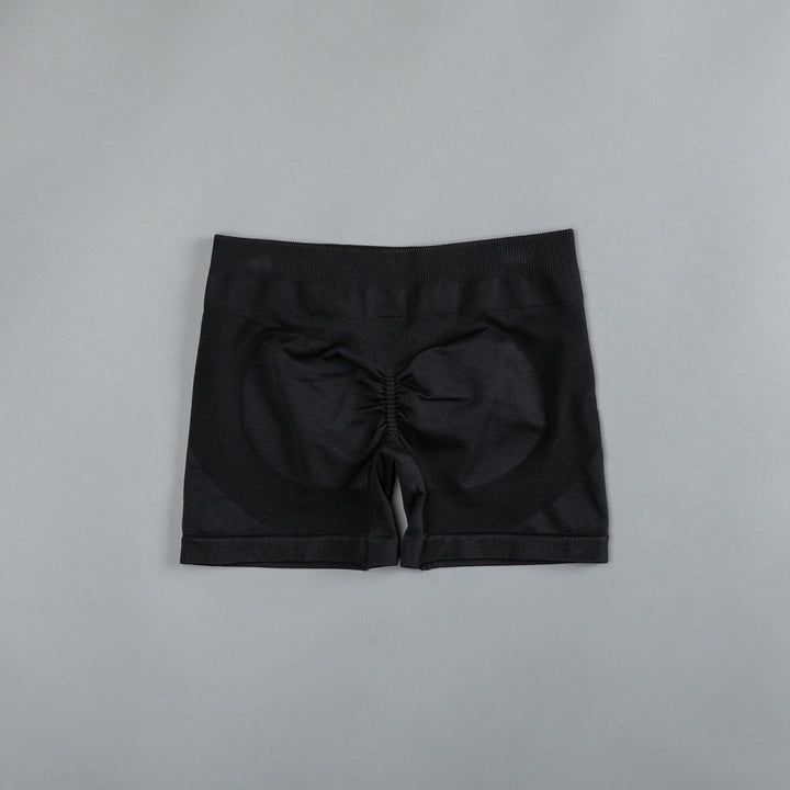 Lobos Seamless Everson "Katya" Shorts in Black