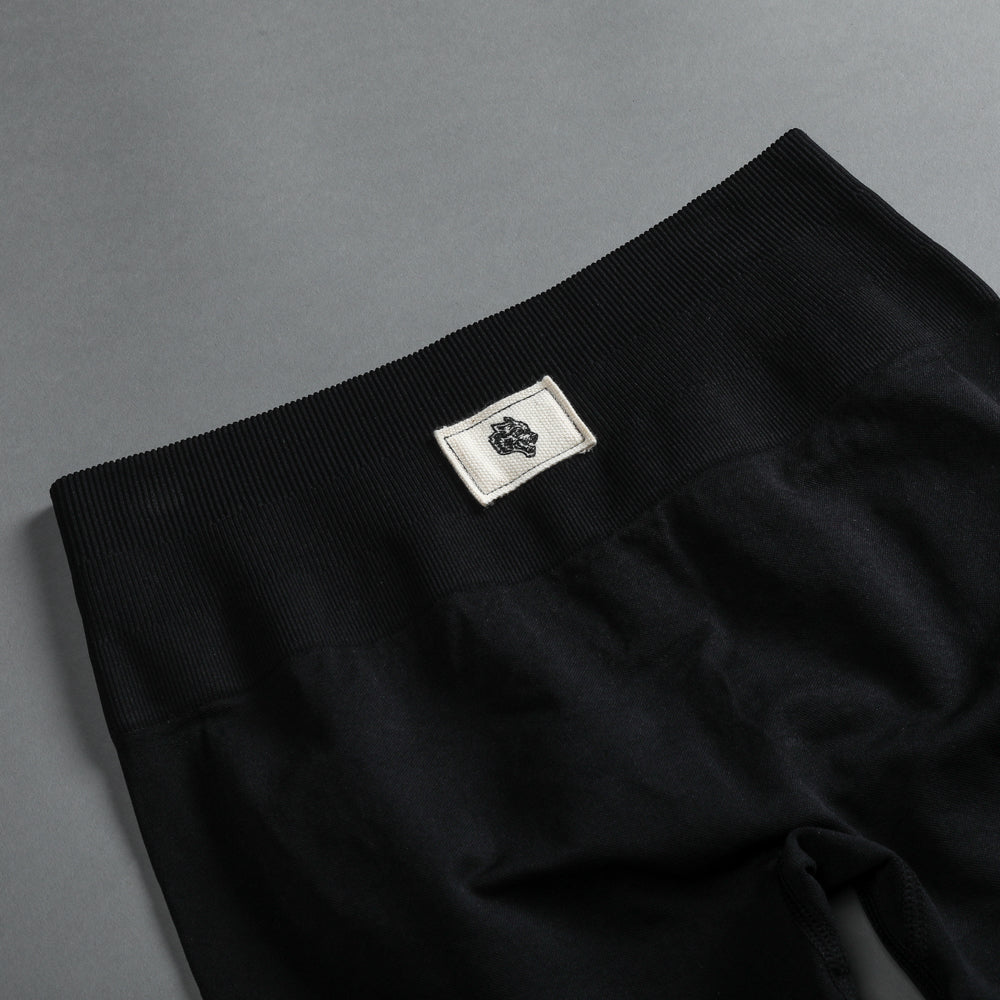 Lobos Seamless Everson "Training" Shorts in Black
