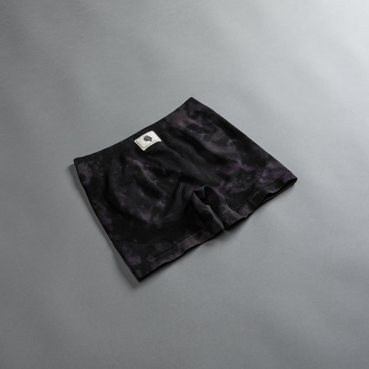 Lobos Seamless Everson "Katya" Shorts in Big Purple Night Marble
