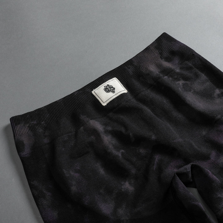 Lobos Seamless Everson "Katya" Shorts in Big Purple Night Marble