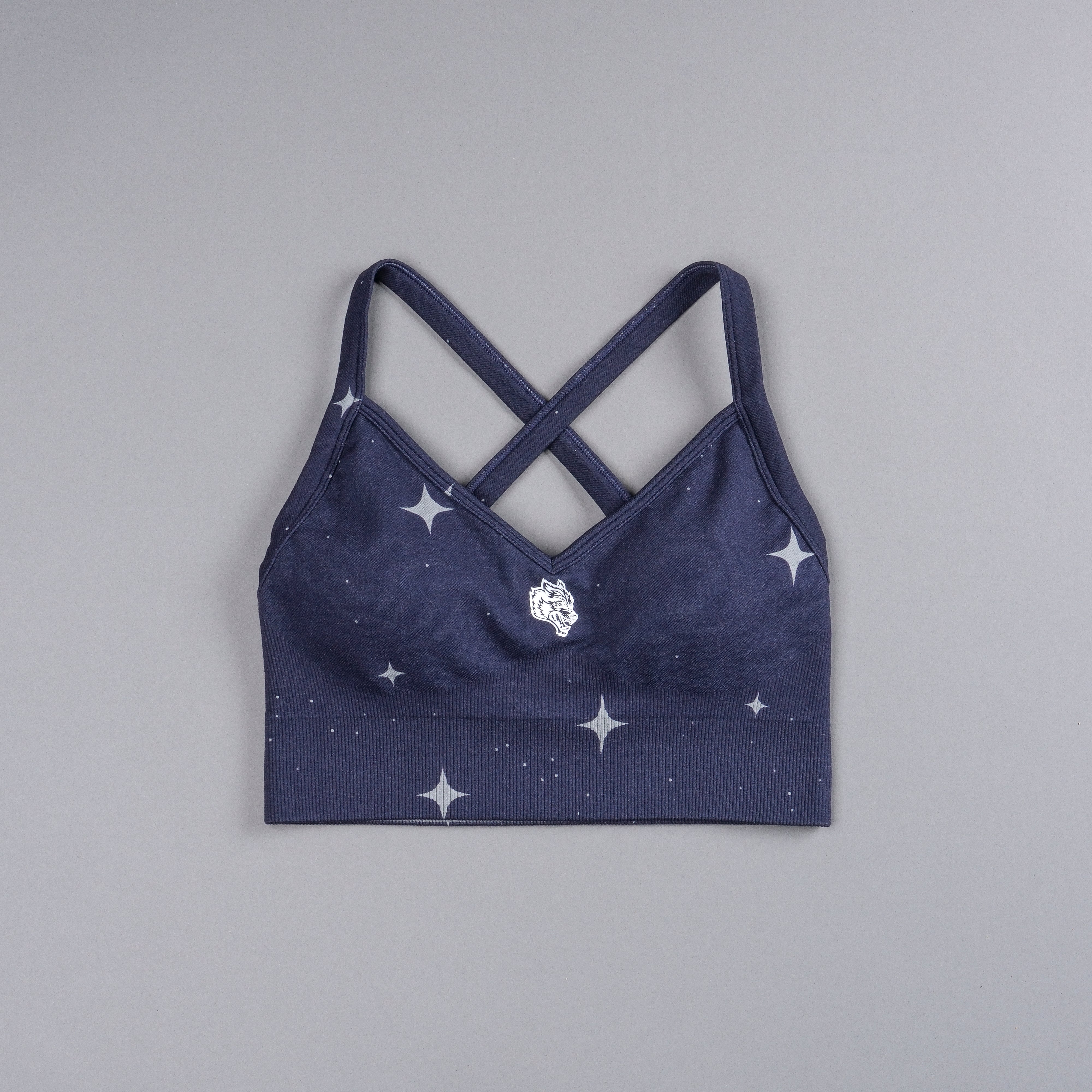 Single Wolf "Everson Seamless" Sierra Bra in Gotham Blue Starry Night