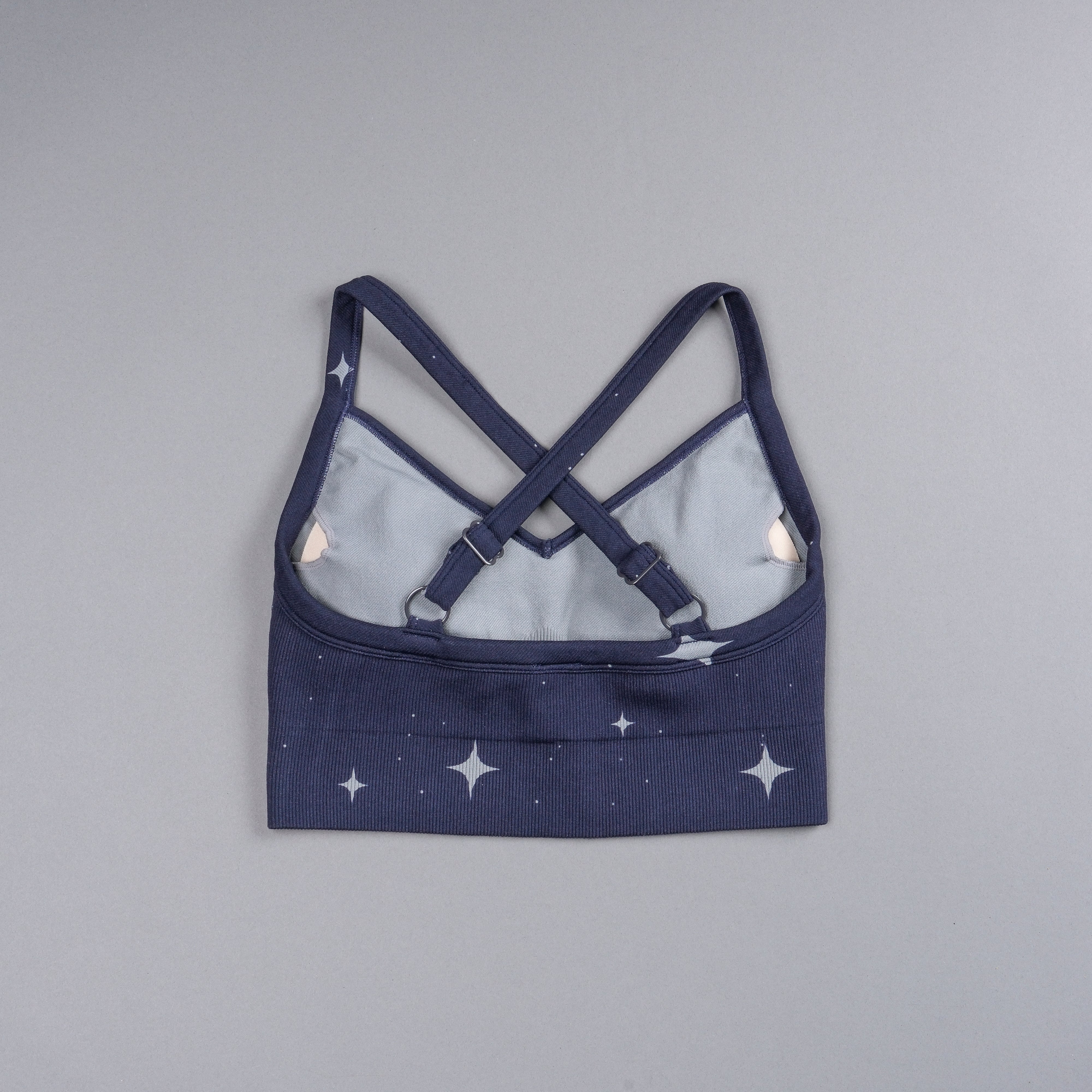 Single Wolf "Everson Seamless" Sierra Bra in Gotham Blue Starry Night