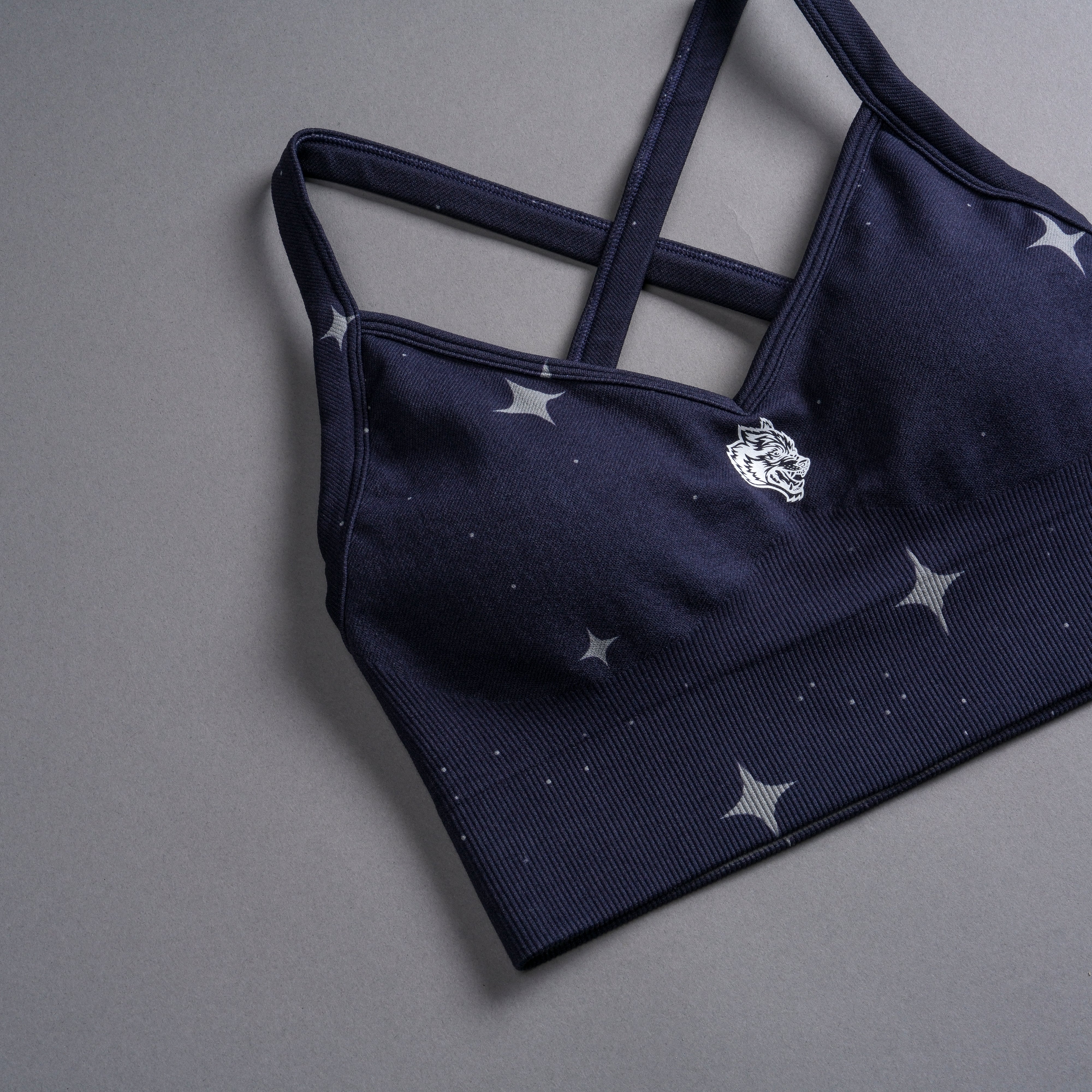 Single Wolf "Everson Seamless" Sierra Bra in Gotham Blue Starry Night