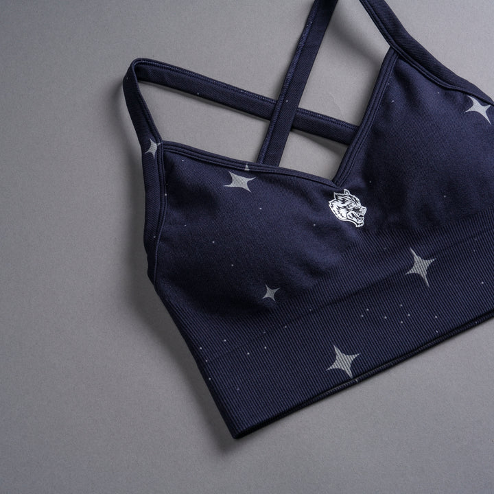 Single Wolf "Everson Seamless" Sierra Bra in Gotham Blue Starry Night