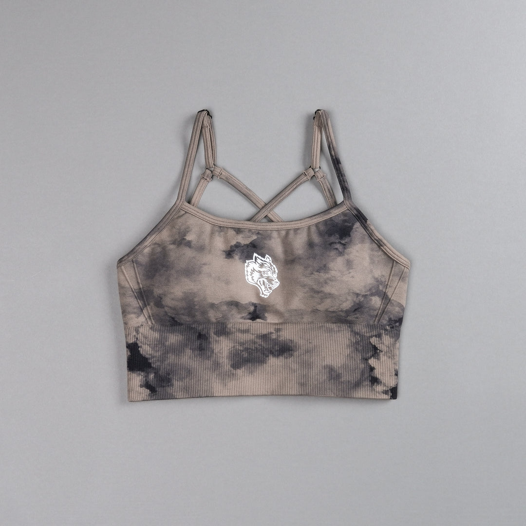 Single "Everson Seamless" Huxley Bra in Taupe Ghost Clouds