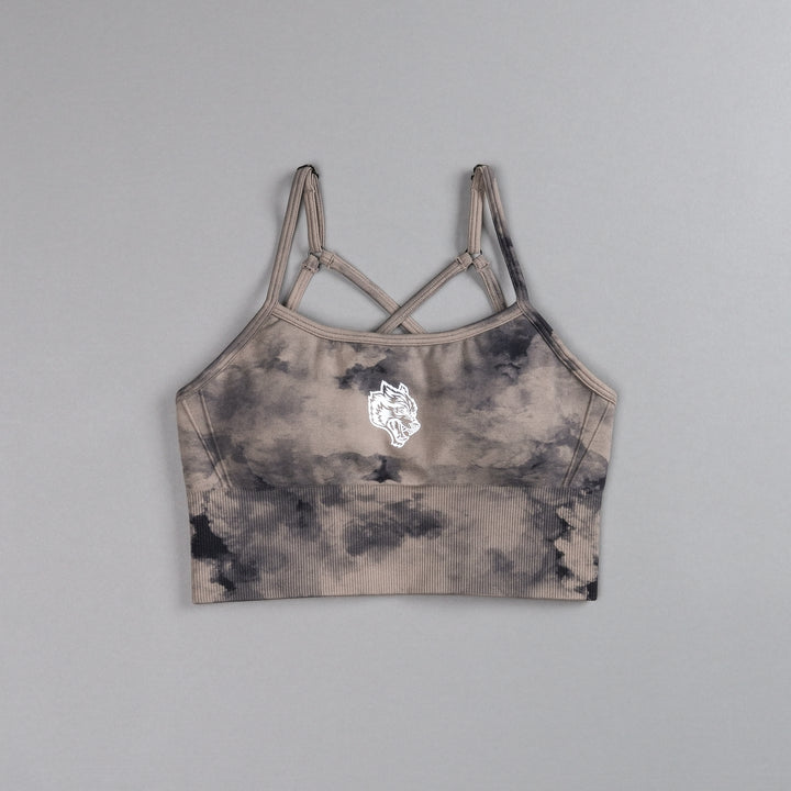 Single "Everson Seamless" Huxley Bra in Taupe Ghost Clouds