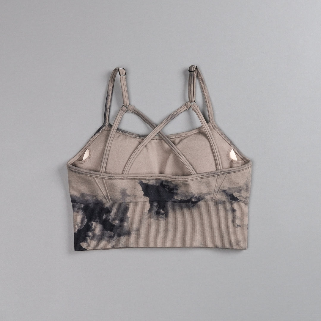Single "Everson Seamless" Huxley Bra in Taupe Ghost Clouds