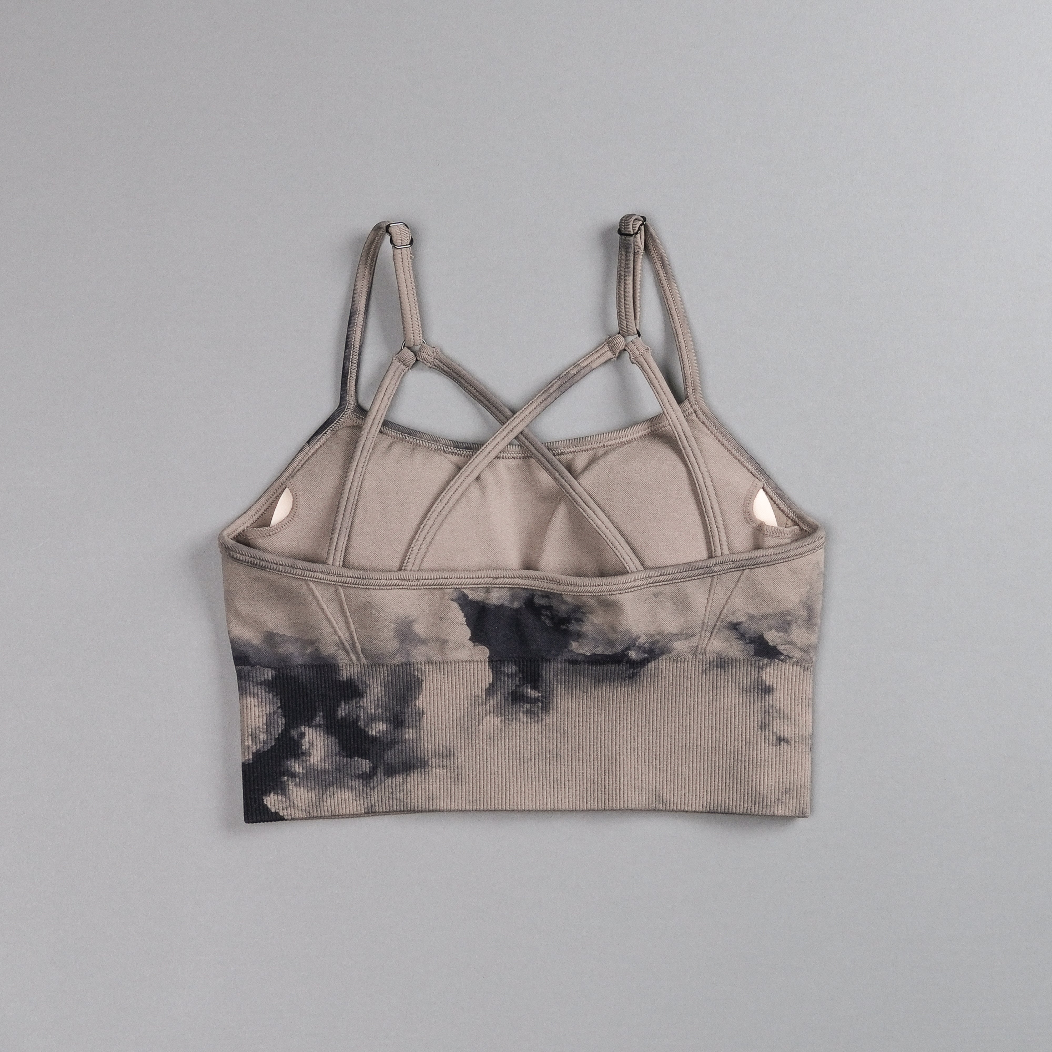 Single "Everson Seamless" Huxley Bra in Taupe Ghost Clouds