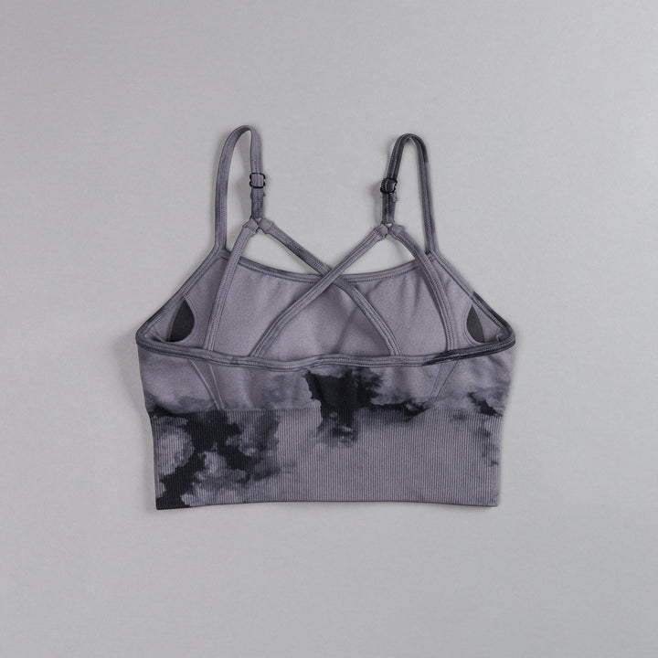 Single "Everson Seamless" Huxley Bra in Black Ghost Clouds