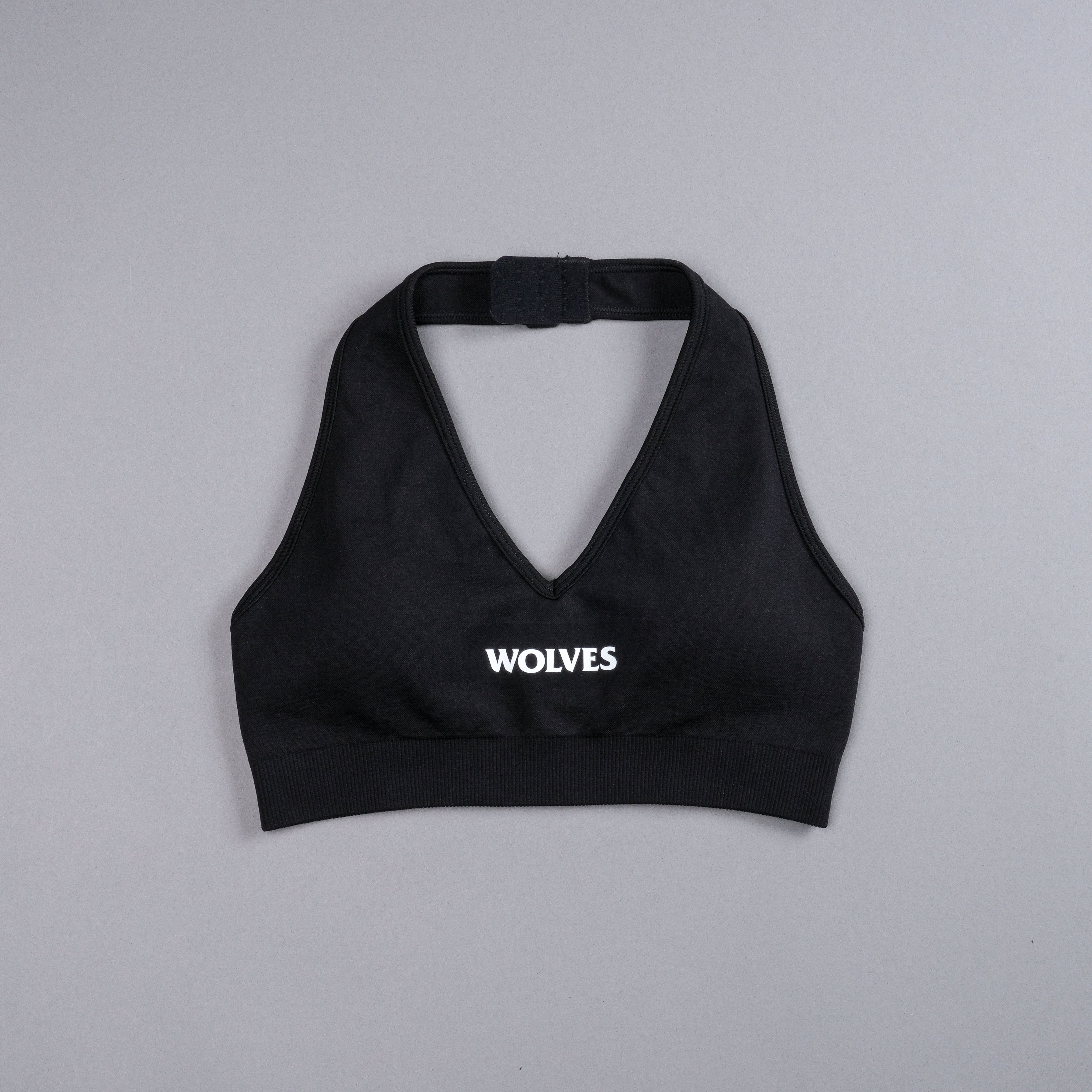 Hardcore "Everson Seamless" Halter Bra in Black