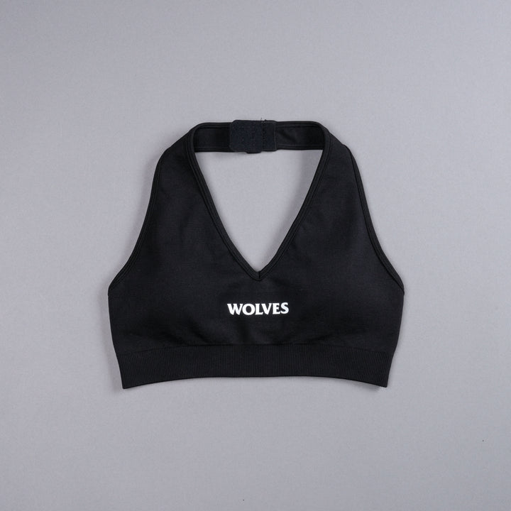 Hardcore "Everson Seamless" Halter Bra in Black