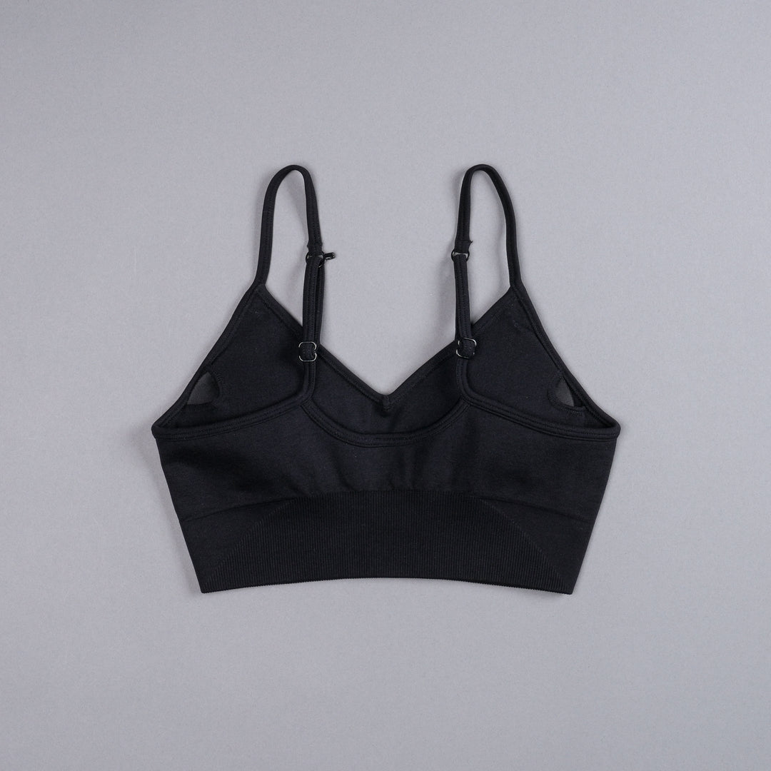 IYKYK Everson Seamless "Sports" Bra in Black