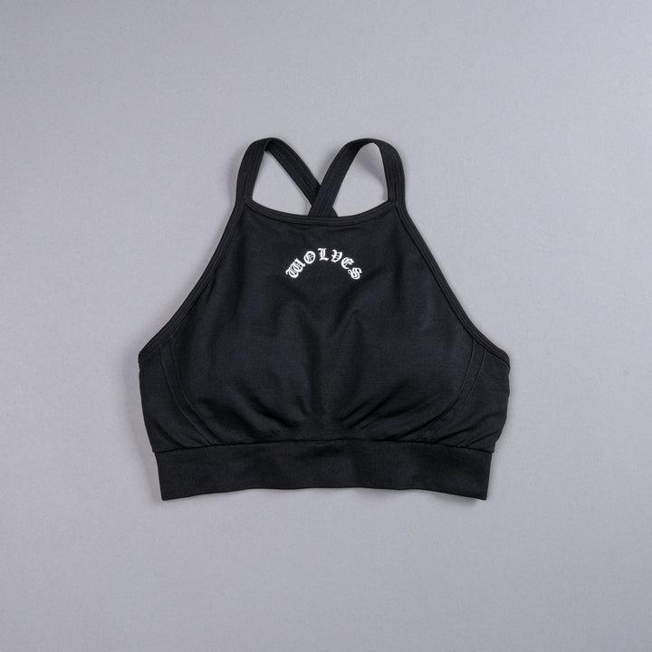 Chopper "Everson Seamless" High Neck Bra in Black