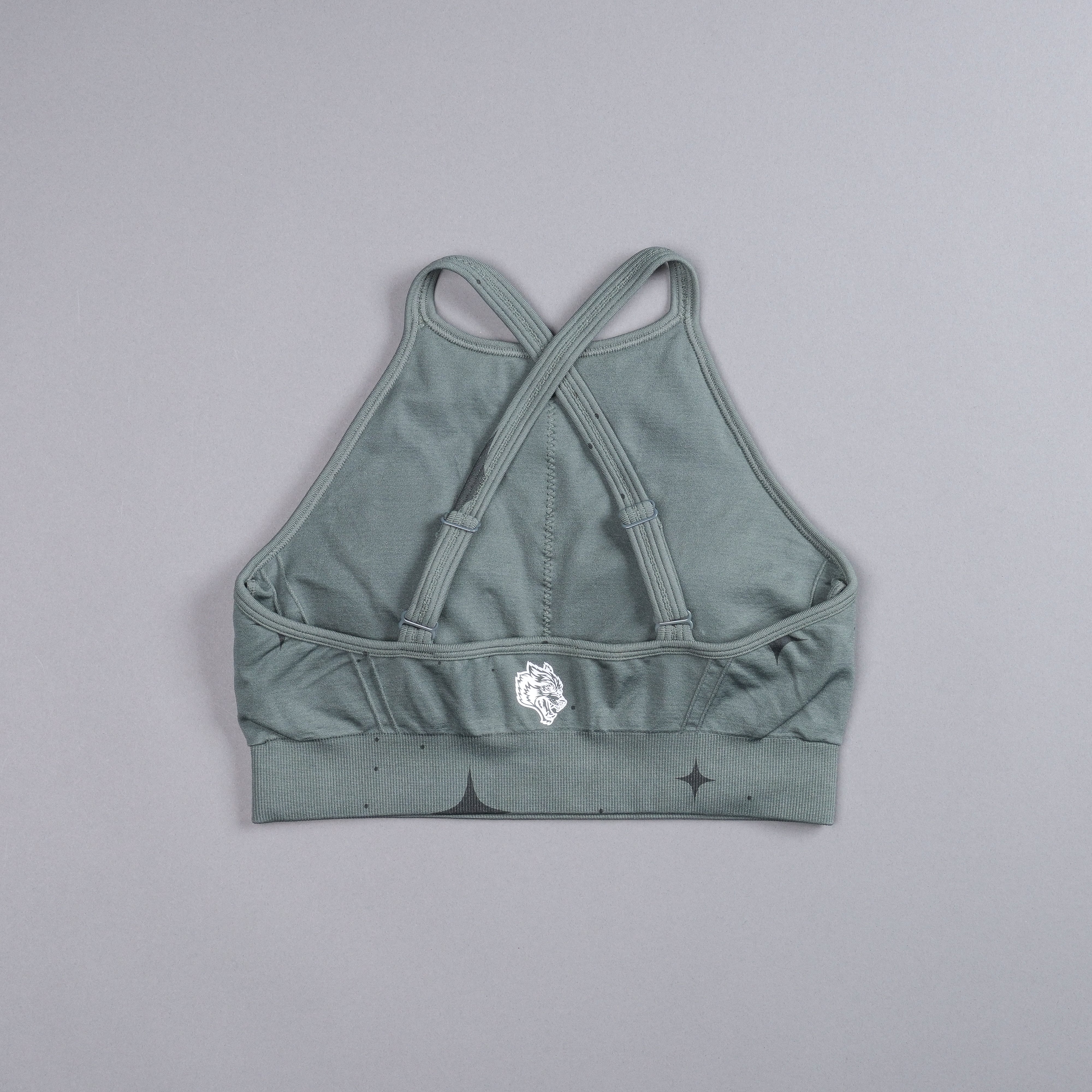Chopper "Everson Seamless" High Neck Bra in Greek Stone Starry Night