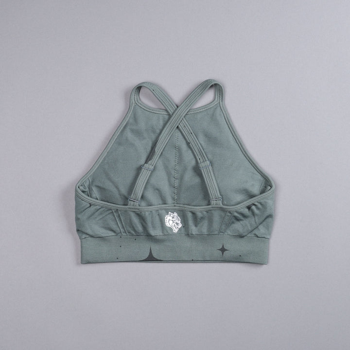 Chopper "Everson Seamless" High Neck Bra in Greek Stone Starry Night