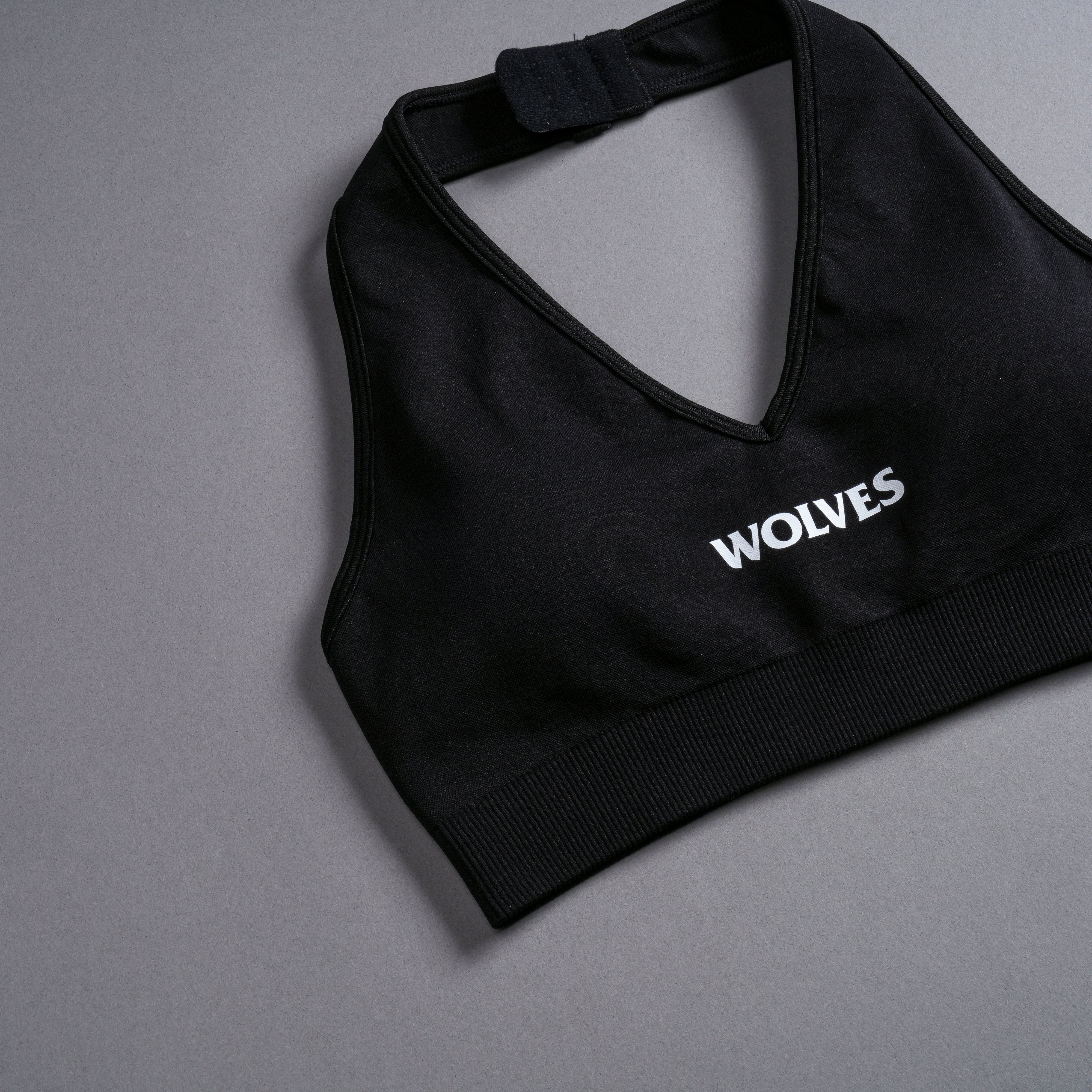 Hardcore "Everson Seamless" Halter Bra in Black