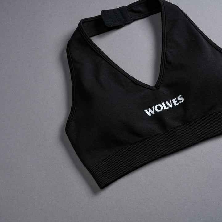 Hardcore "Everson Seamless" Halter Bra in Black