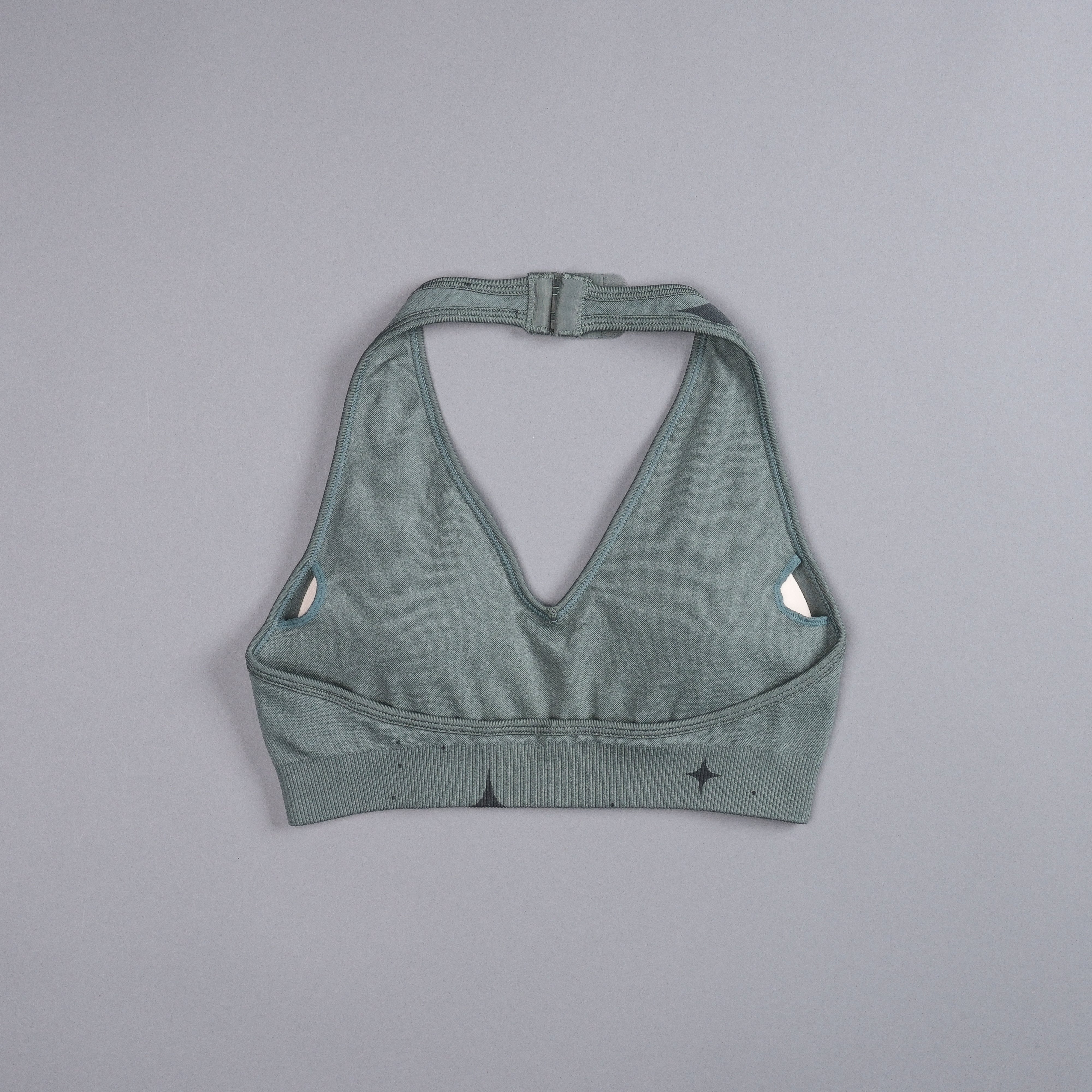 Hardcore "Everson Seamless" Halter Bra in Greek Stone Starry Night
