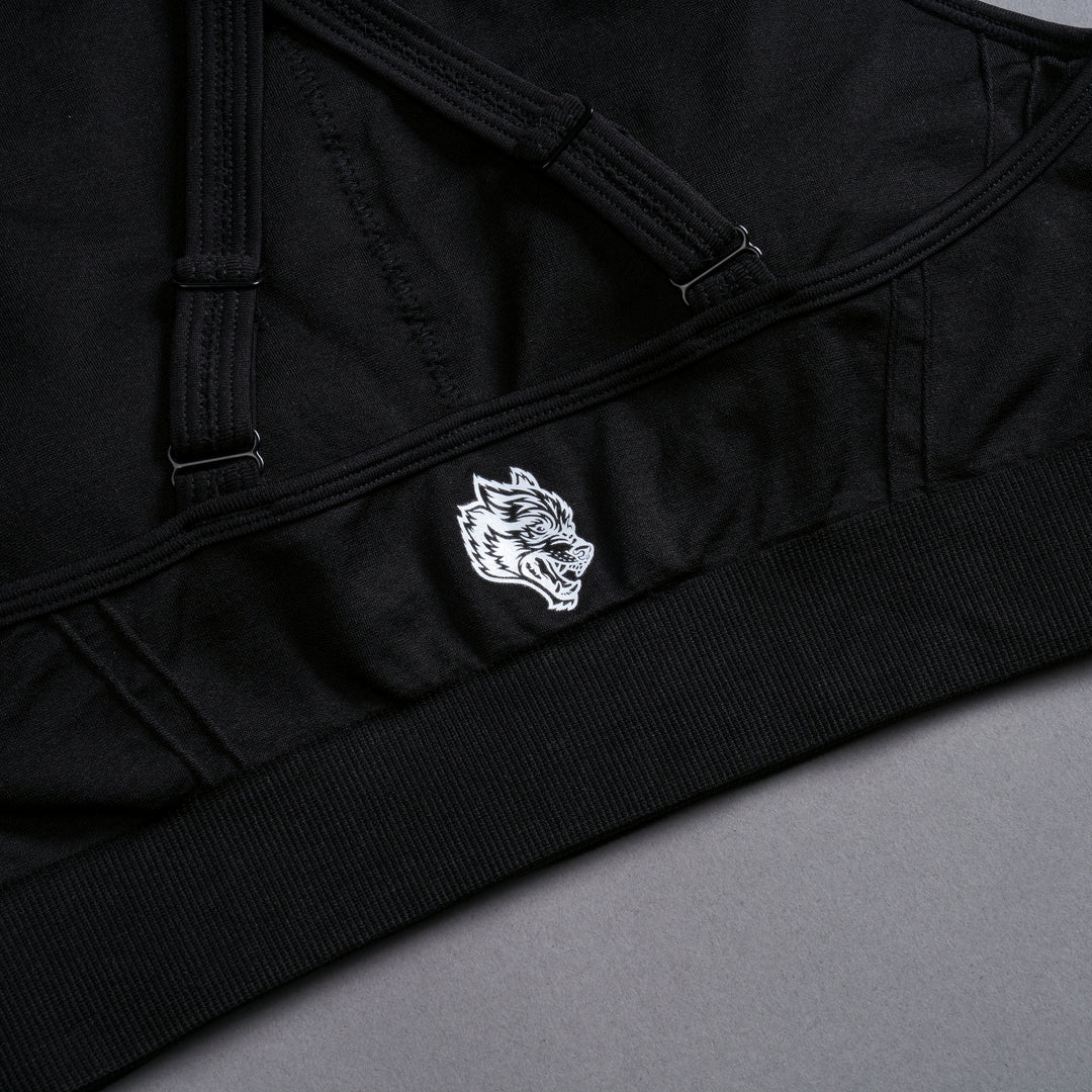 Chopper "Everson Seamless" High Neck Bra in Black
