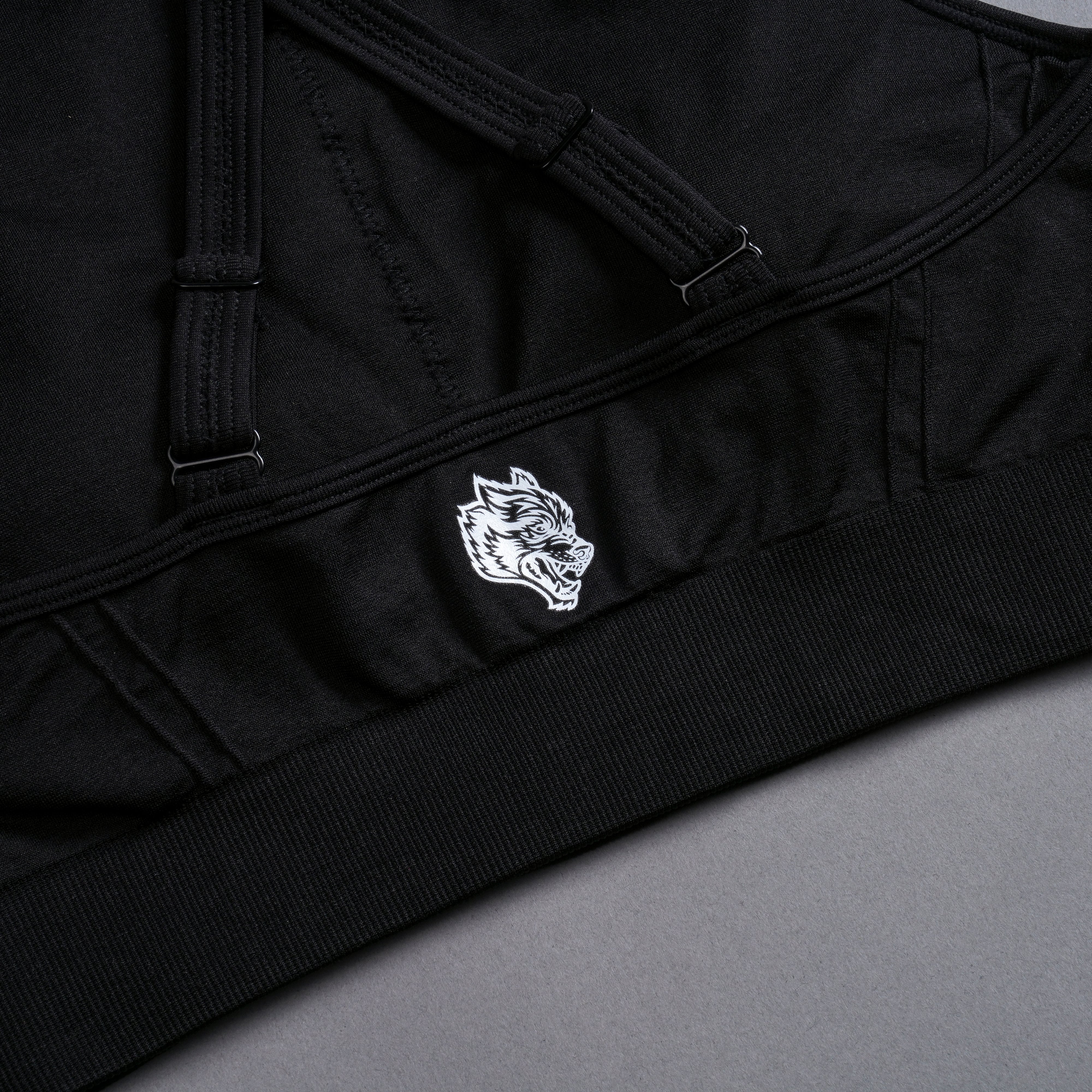 Chopper "Everson Seamless" High Neck Bra in Black