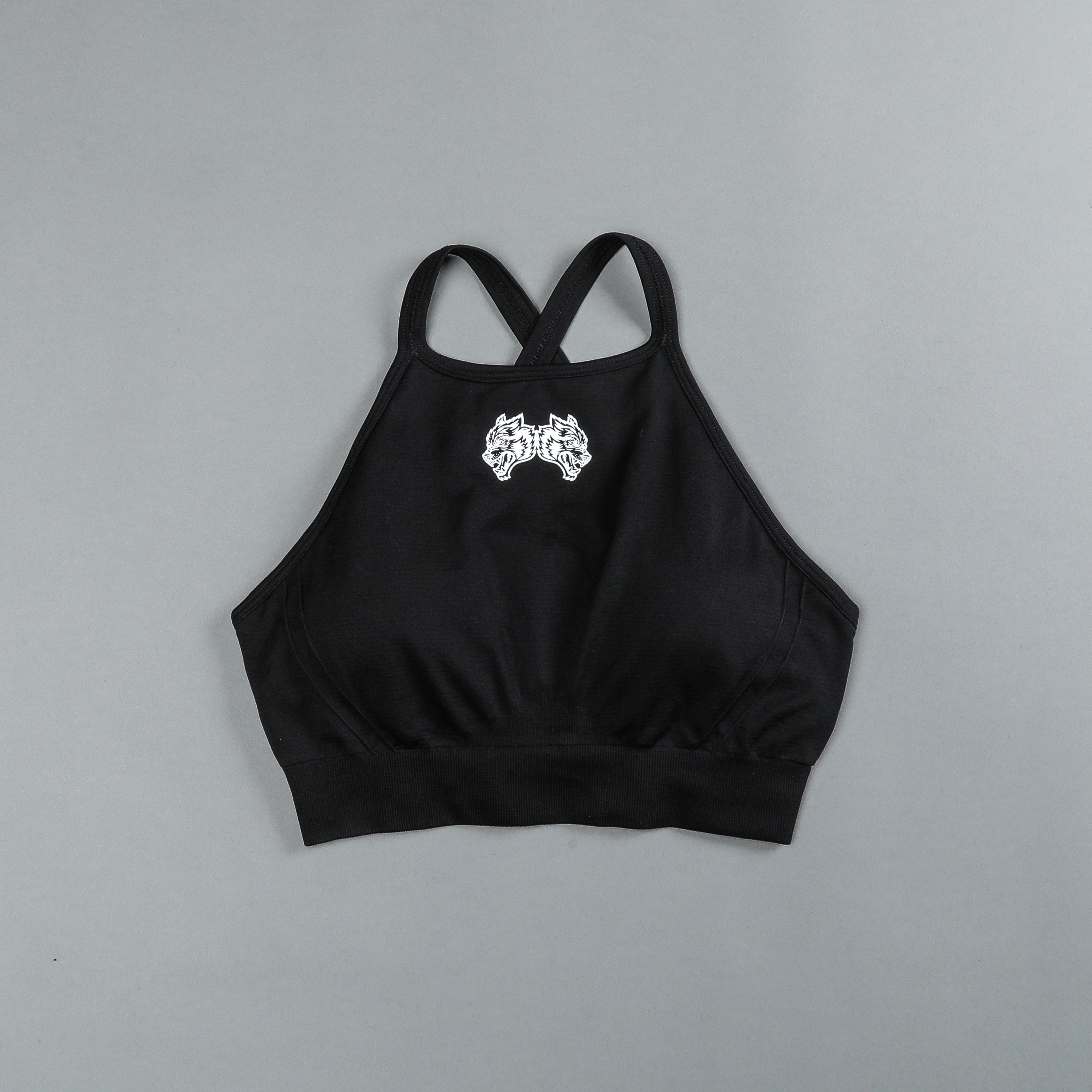 IYKYK "Everson Seamless" High Neck Bra in Black